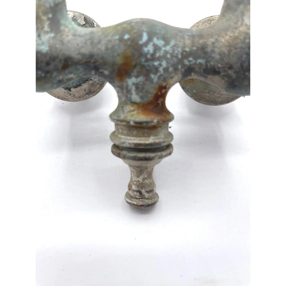 Vintage Brass‎ Faucet Hot Cold Ceramic Handles Bathroom Kitchen Fixture Chrome